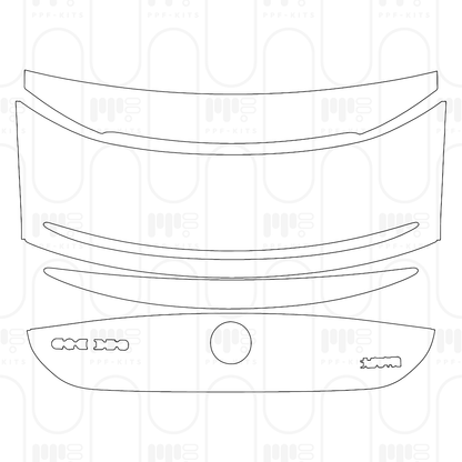 Voorgesneden PPF Mercedes-Benz EQE AMG Line 2026
