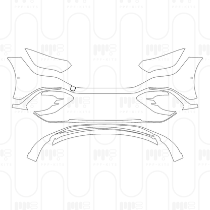 Voorgesneden PPF Mercedes-Benz EQE AMG 53 2026