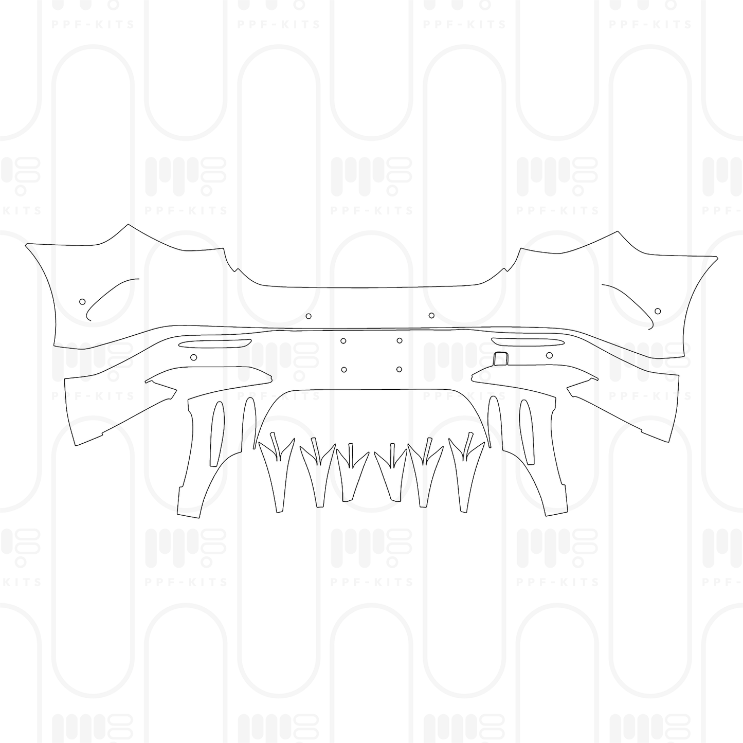 Voorgesneden PPF Mercedes-Benz EQE AMG 53 2026
