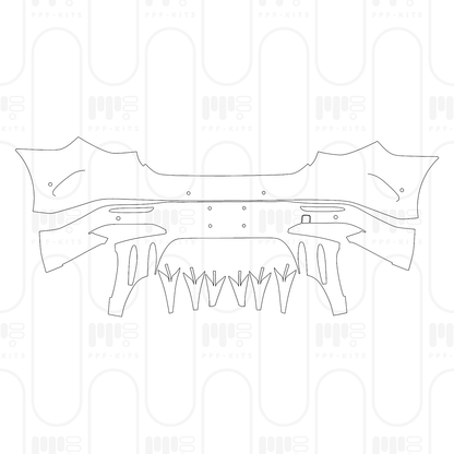 Voorgesneden PPF Mercedes-Benz EQE AMG 53 2026