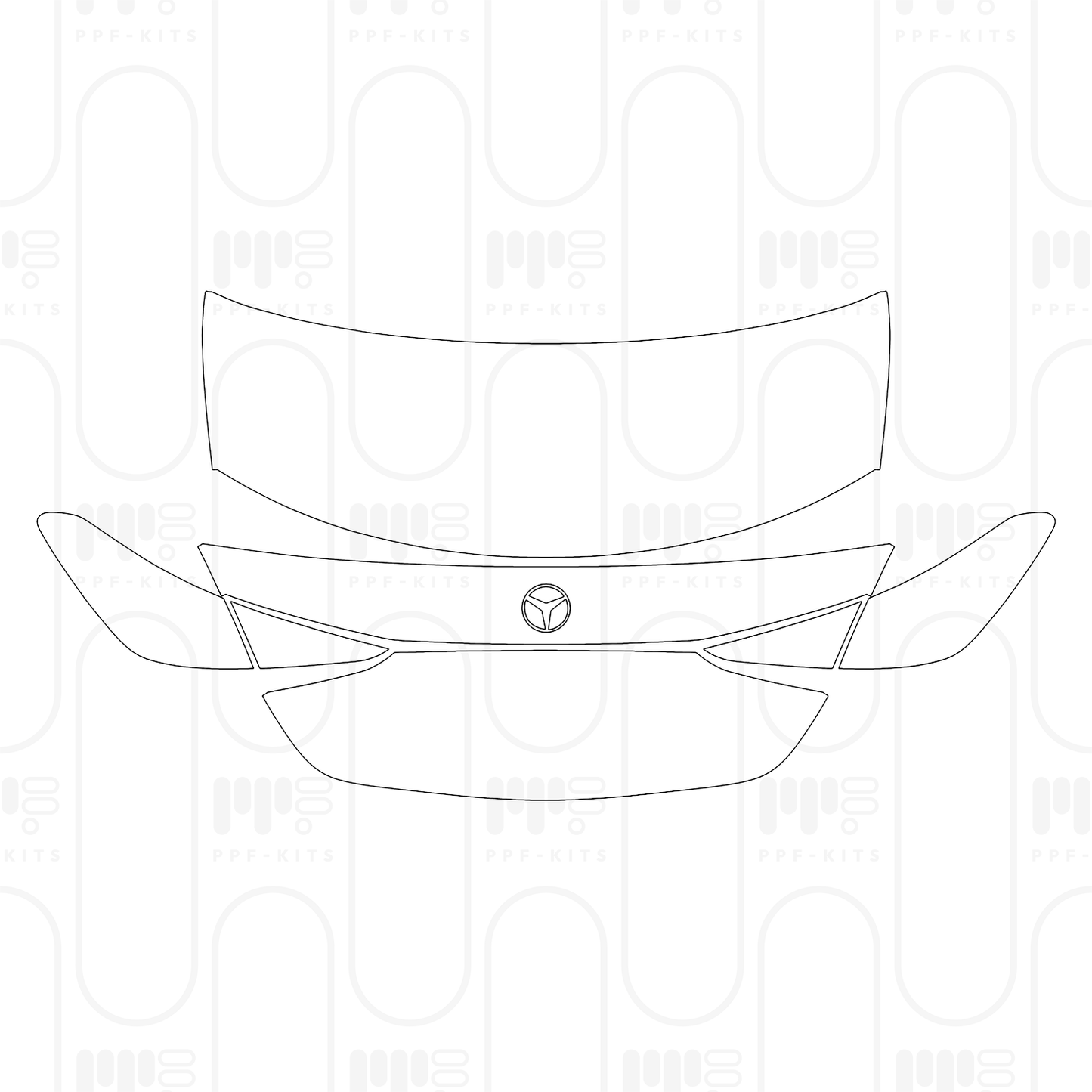 Voorgesneden PPF Mercedes-Benz C Class Sedan AMG Line Standard Wheelbase 2026