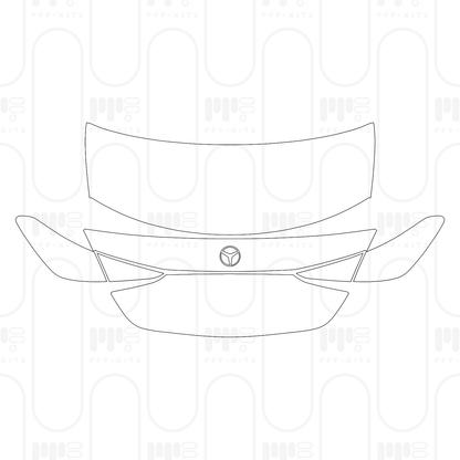 Voorgesneden PPF Mercedes-Benz C Class Sedan AMG Line Standard Wheelbase 2026