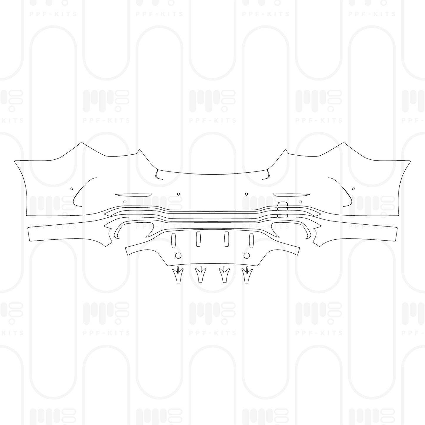 Voorgesneden PPF Mercedes-Benz C Class Sedan AMG Line Standard Wheelbase 2026