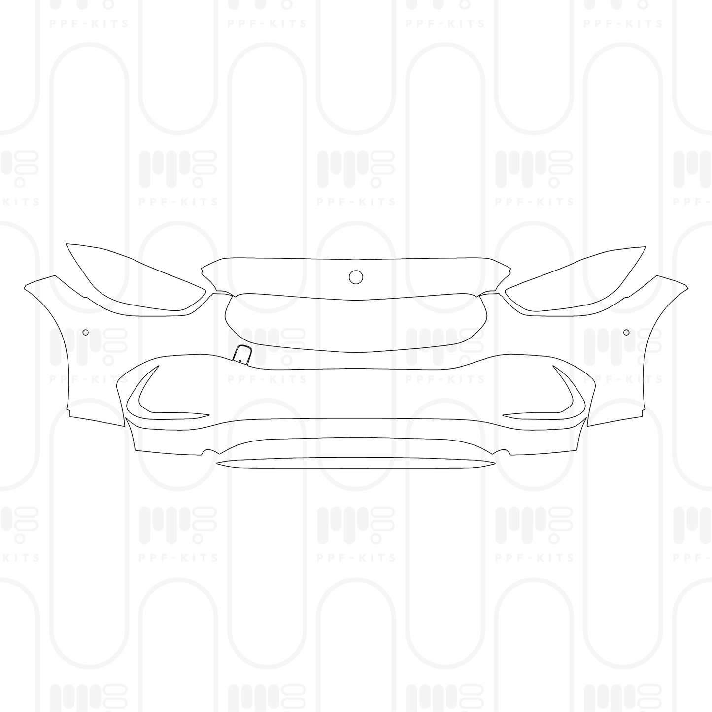 Voorgesneden PPF Mercedes-Benz C Class Sedan Base Standard Wheelbase 2026