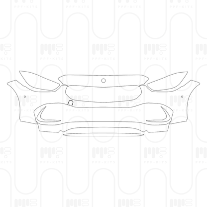 Voorgesneden PPF Mercedes-Benz C Class Sedan Base Standard Wheelbase 2026