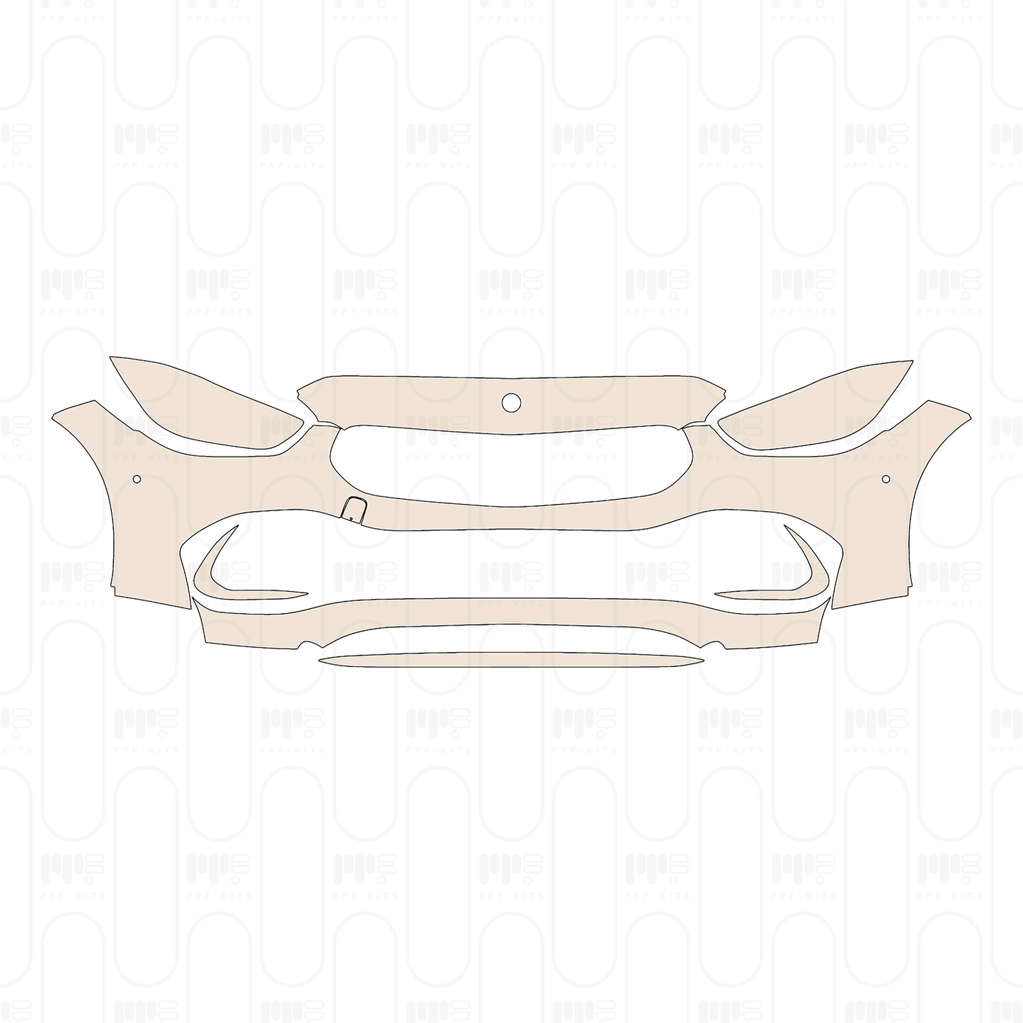 Voorgesneden PPF Mercedes-Benz C Class Sedan Base Standard Wheelbase 2026
