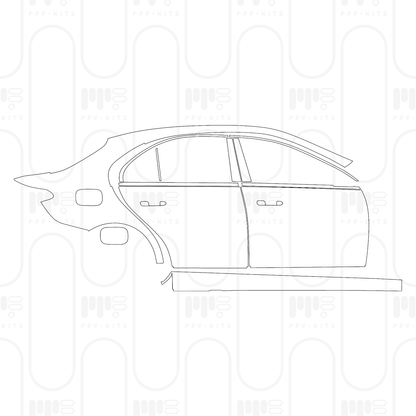 Voorgesneden PPF Mercedes-Benz C Class Sedan Base Standard Wheelbase 2026