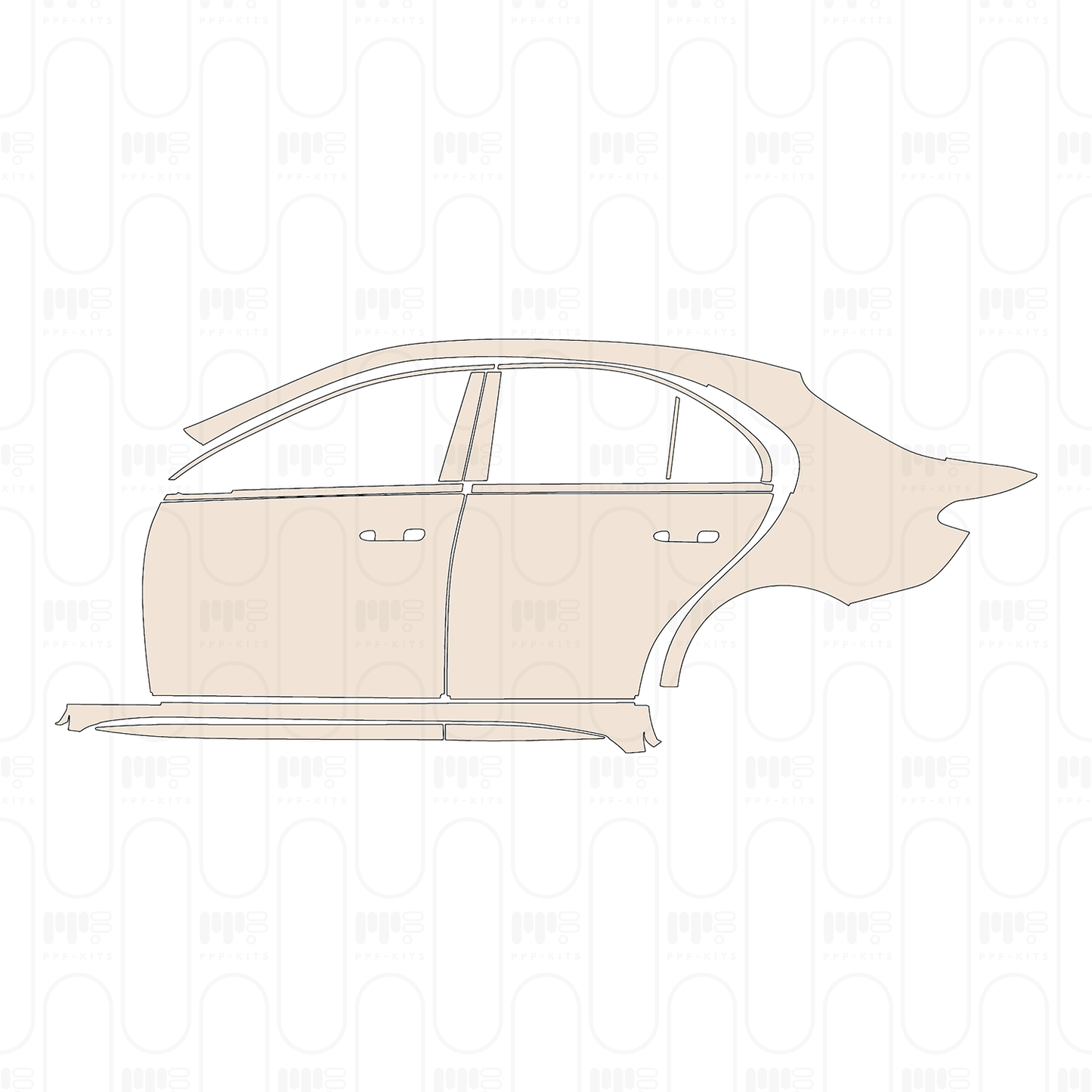 Voorgesneden PPF Mercedes-Benz C Class Sedan AMG C43 2026