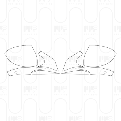 Voorgesneden PPF Mercedes-Benz E Class Sedan AMG-Line Standard Wheelbase 2026