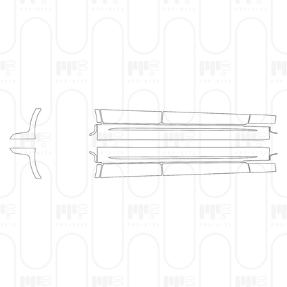 Voorgesneden PPF Mercedes-Benz E Class Sedan AMG-Line Standard Wheelbase 2026