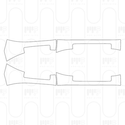 Voorgesneden PPF Mercedes-Benz E Class Sedan AMG-Line Standard Wheelbase 2026