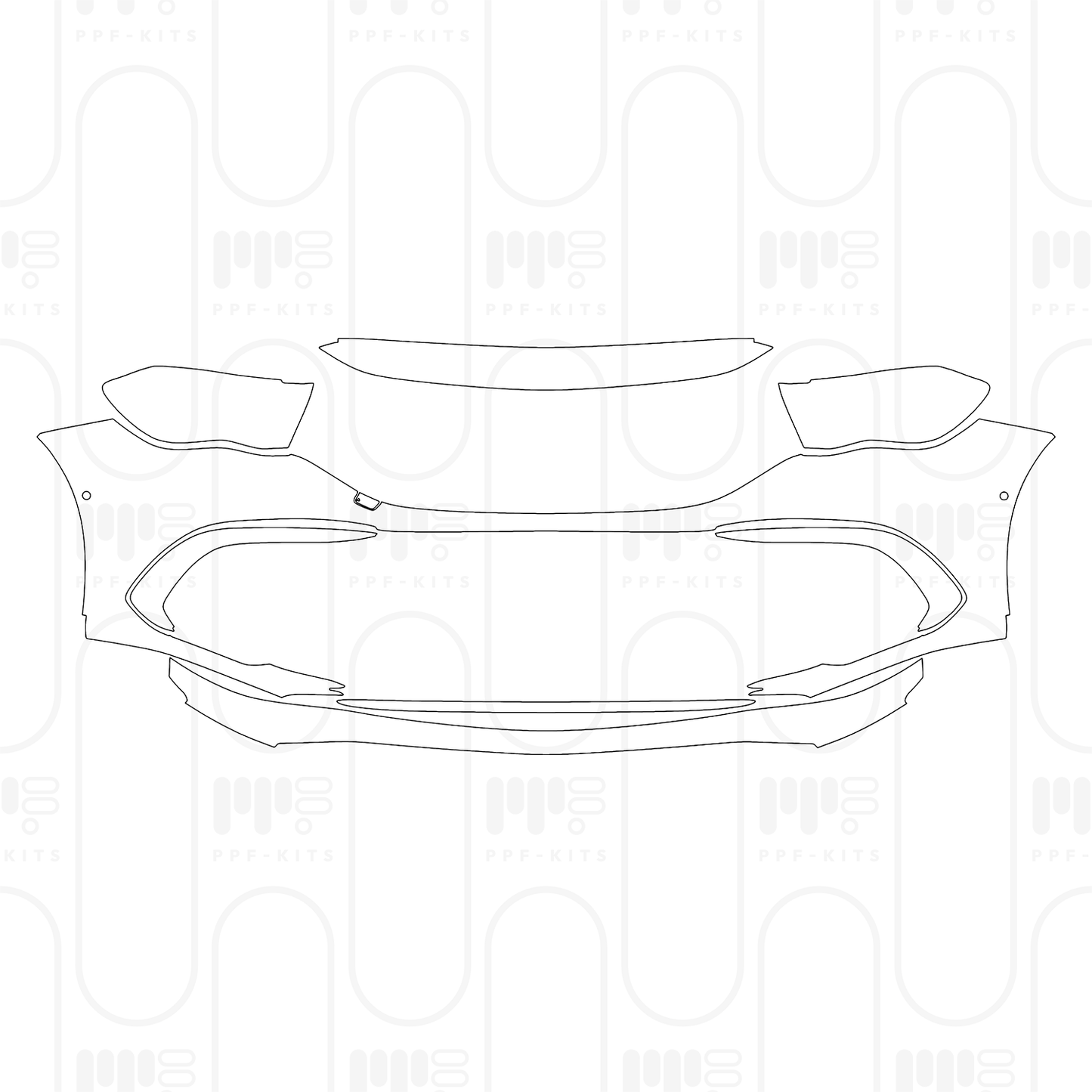 Voorgesneden PPF Mercedes-Benz E Class Sedan AMG-Line Standard Wheelbase 2026