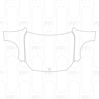 Voorgesneden PPF Mercedes-Benz E Class Sedan AMG-Line Standard Wheelbase 2026