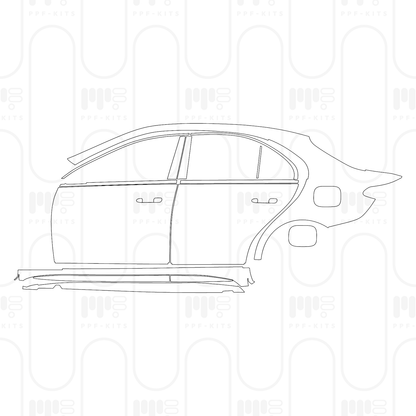 Voorgesneden PPF Mercedes-Benz C Class Sedan AMG C63 S e Performance 2026