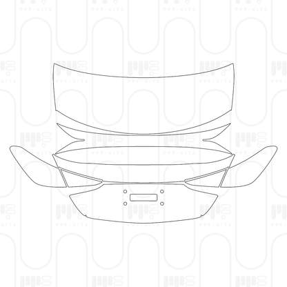 Voorgesneden PPF Mercedes-Benz C Class Sedan AMG C63 S e Performance 2026