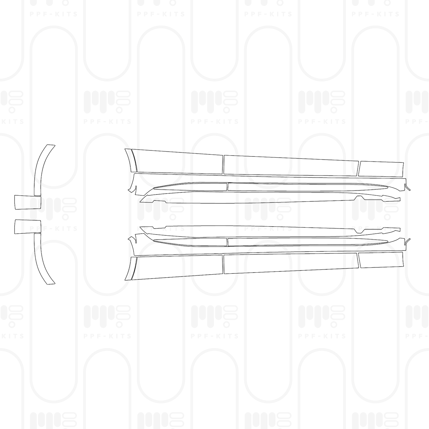 Voorgesneden PPF Mercedes-Benz C Class Sedan AMG C63 S e Performance 2026