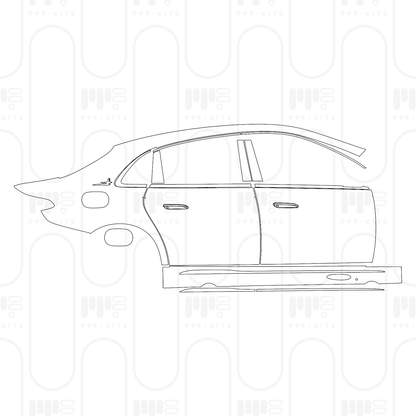 Voorgesneden PPF Mercedes-Benz E Class Sedan Luxury Extended Wheelbase 2026
