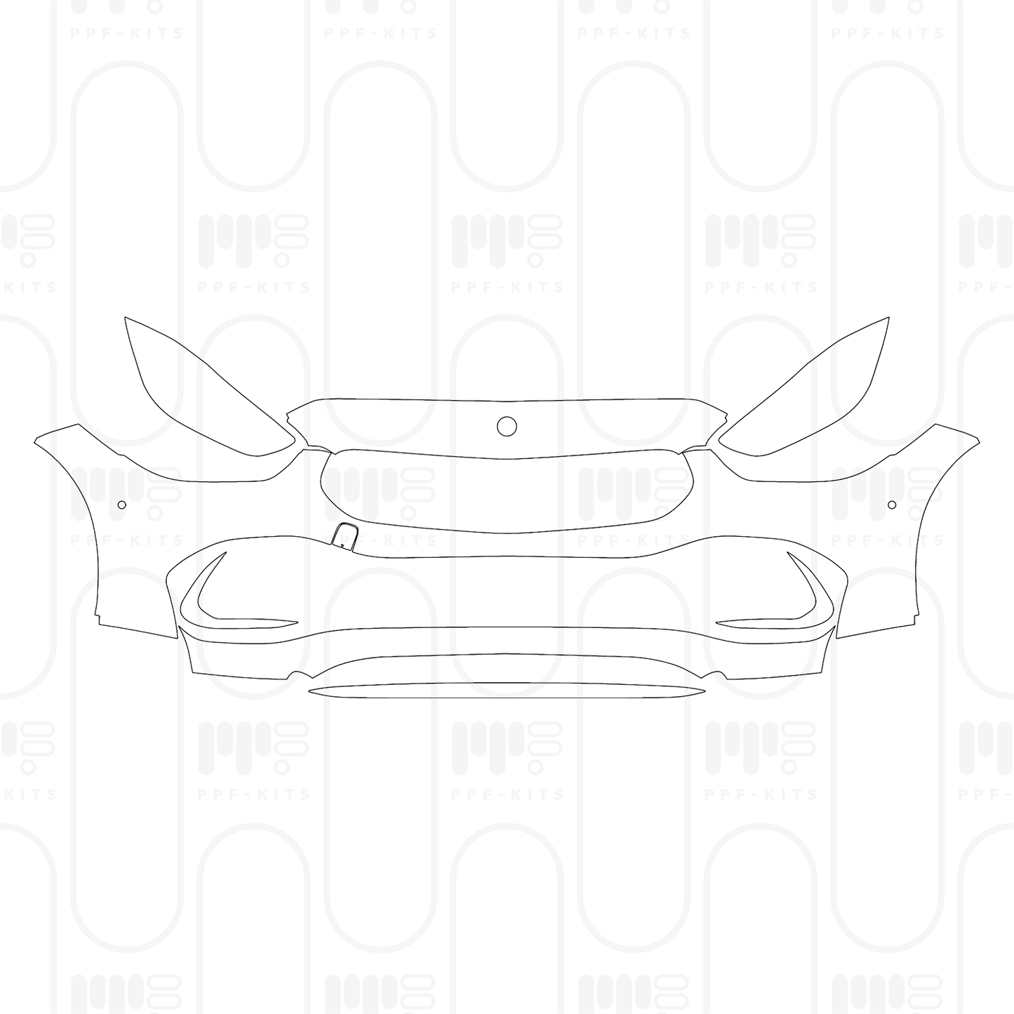 Voorgesneden PPF Mercedes-Benz C Class Estate Base 2026