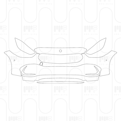 Voorgesneden PPF Mercedes-Benz C Class Estate Base 2026