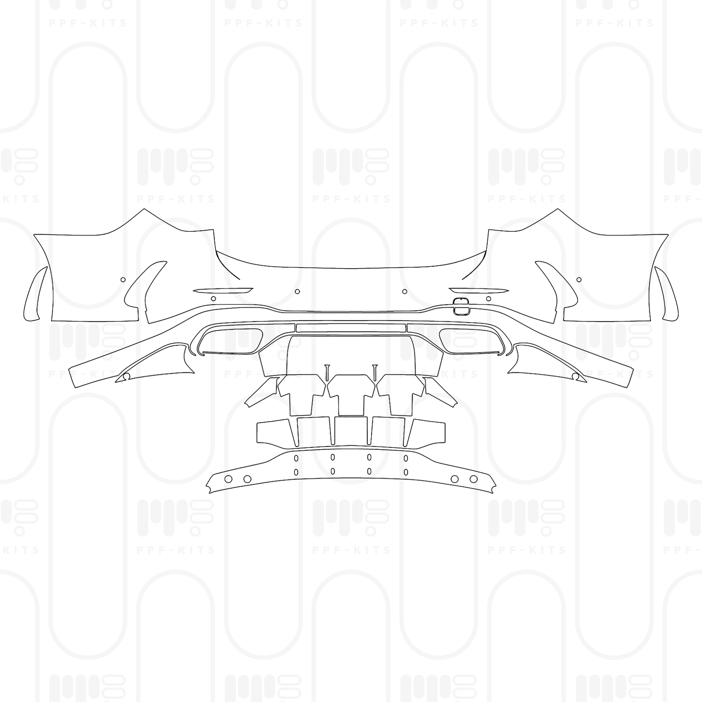 Voorgesneden PPF Mercedes-Benz C Class Estate AMG C63 S e Performance 2026
