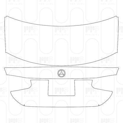 Voorgesneden PPF Mercedes-Benz A Class Sedan AMG Line Standard Wheelbase 2026