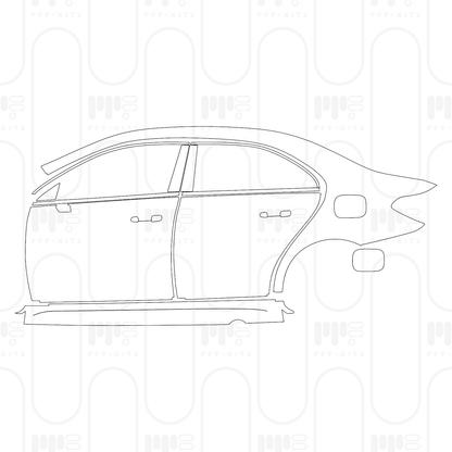 Voorgesneden PPF Mercedes-Benz A Class Sedan AMG Line Standard Wheelbase 2026