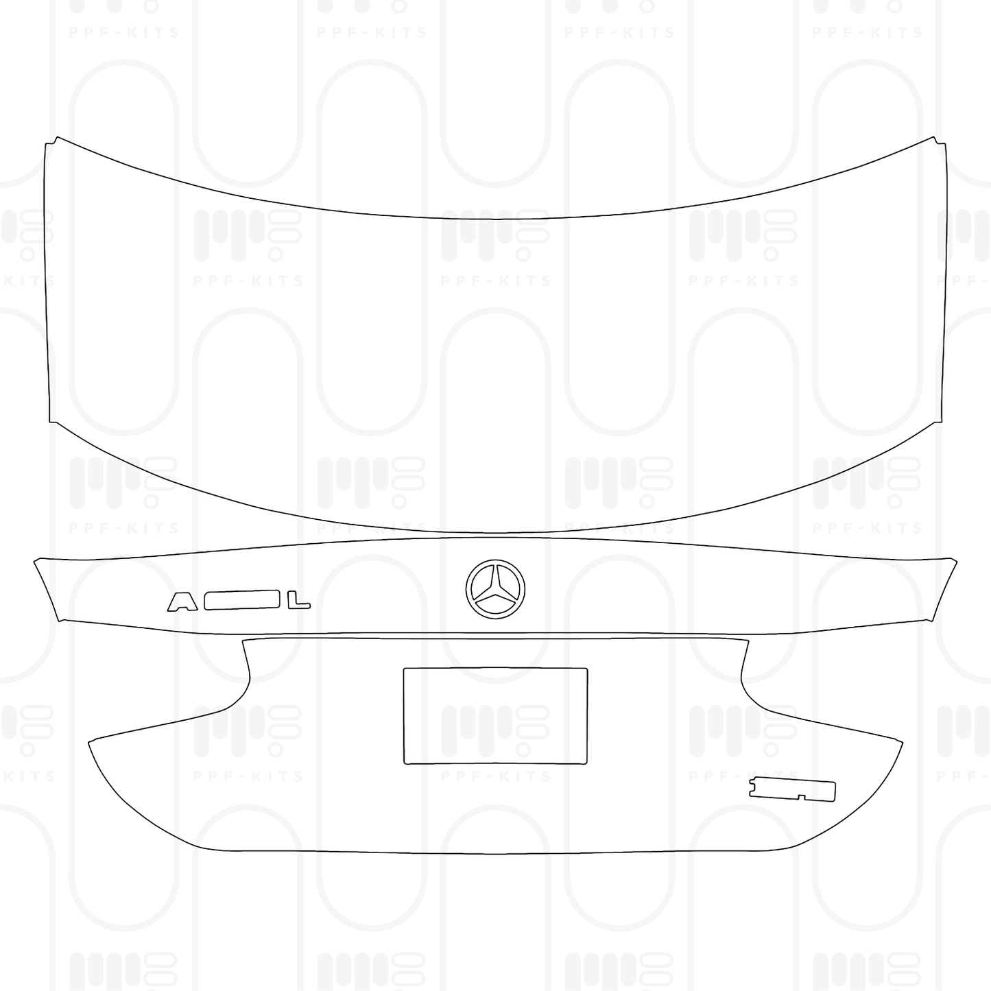 Voorgesneden PPF Mercedes-Benz A Class Sedan Base Extended Wheelbase (Chinese only) 2026