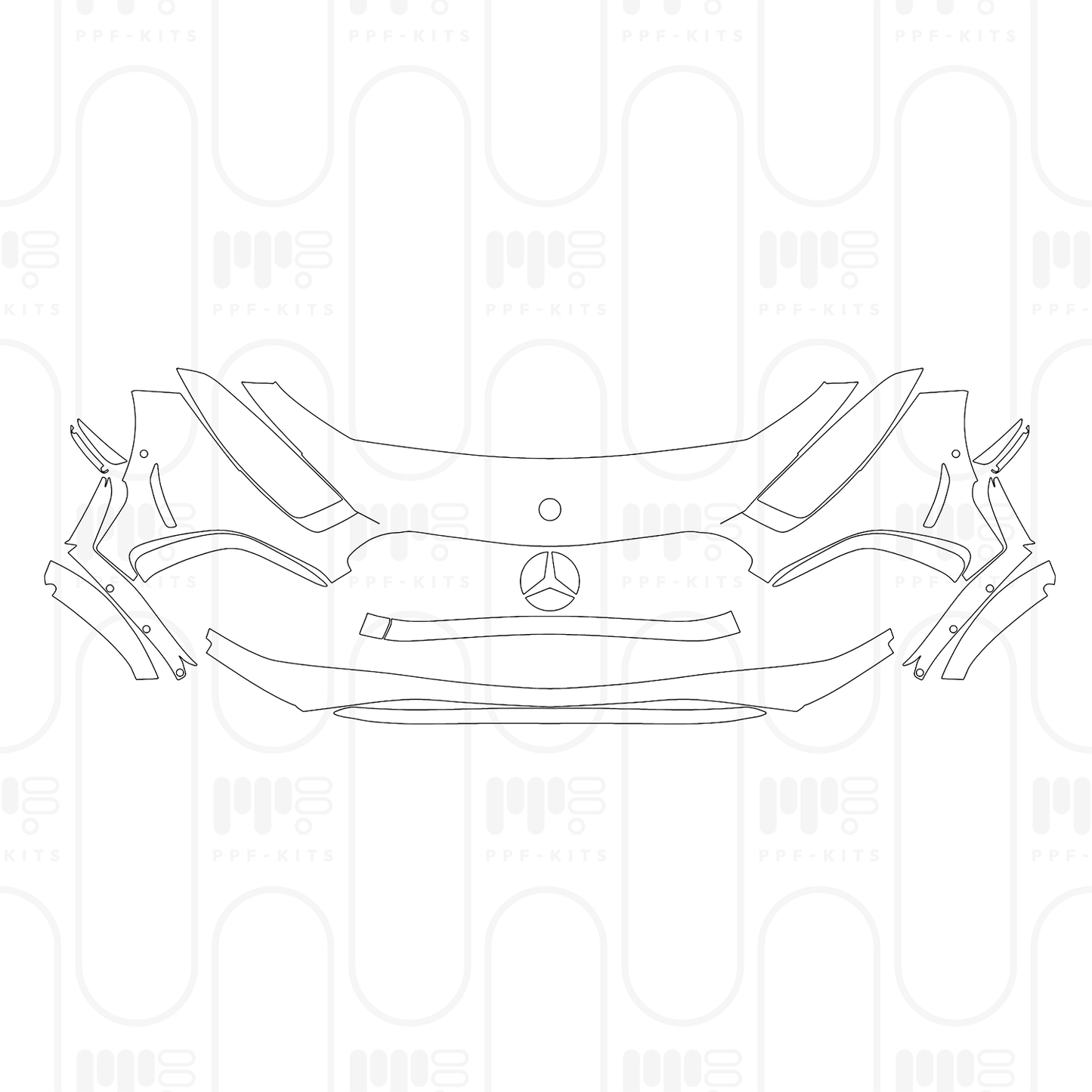 Voorgesneden PPF Mercedes-Benz A Class Hatchback AMG A 35 2026