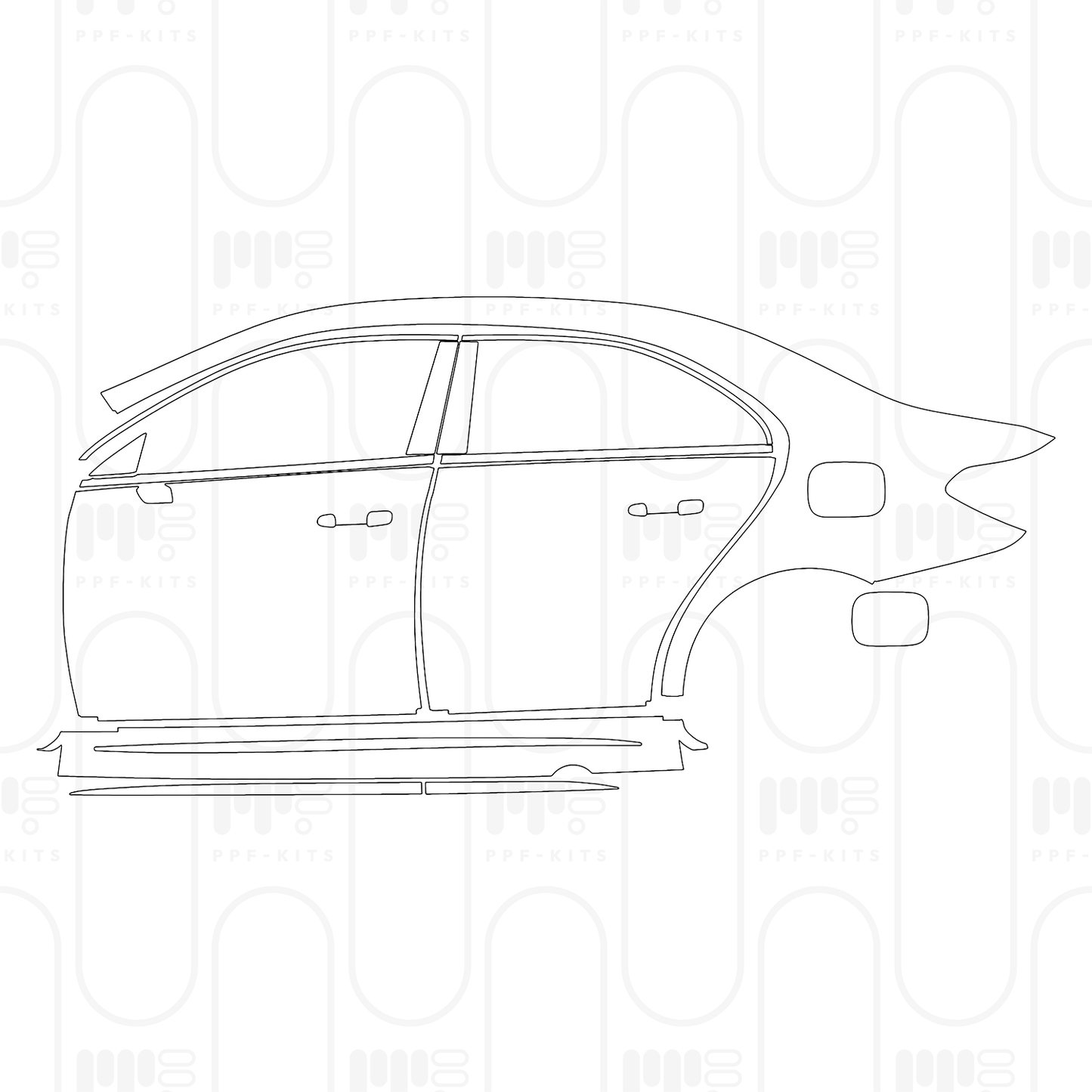 Voorgesneden PPF Mercedes-Benz A Class Sedan AMG A 35 2026