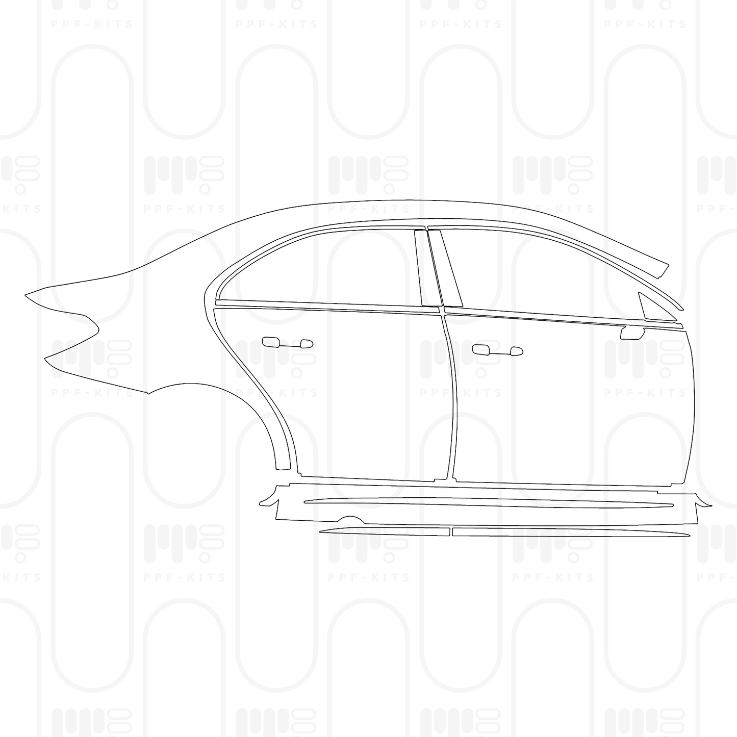 Voorgesneden PPF Mercedes-Benz A Class Sedan AMG A 35 2026