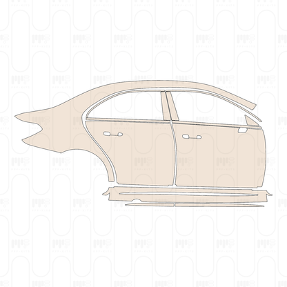 Voorgesneden PPF Mercedes-Benz A Class Sedan AMG A 35 2026