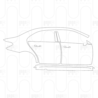 Voorgesneden PPF Mercedes-Benz A Class Sedan AMG Line Extended Wheelbase (Chinese only) 2026