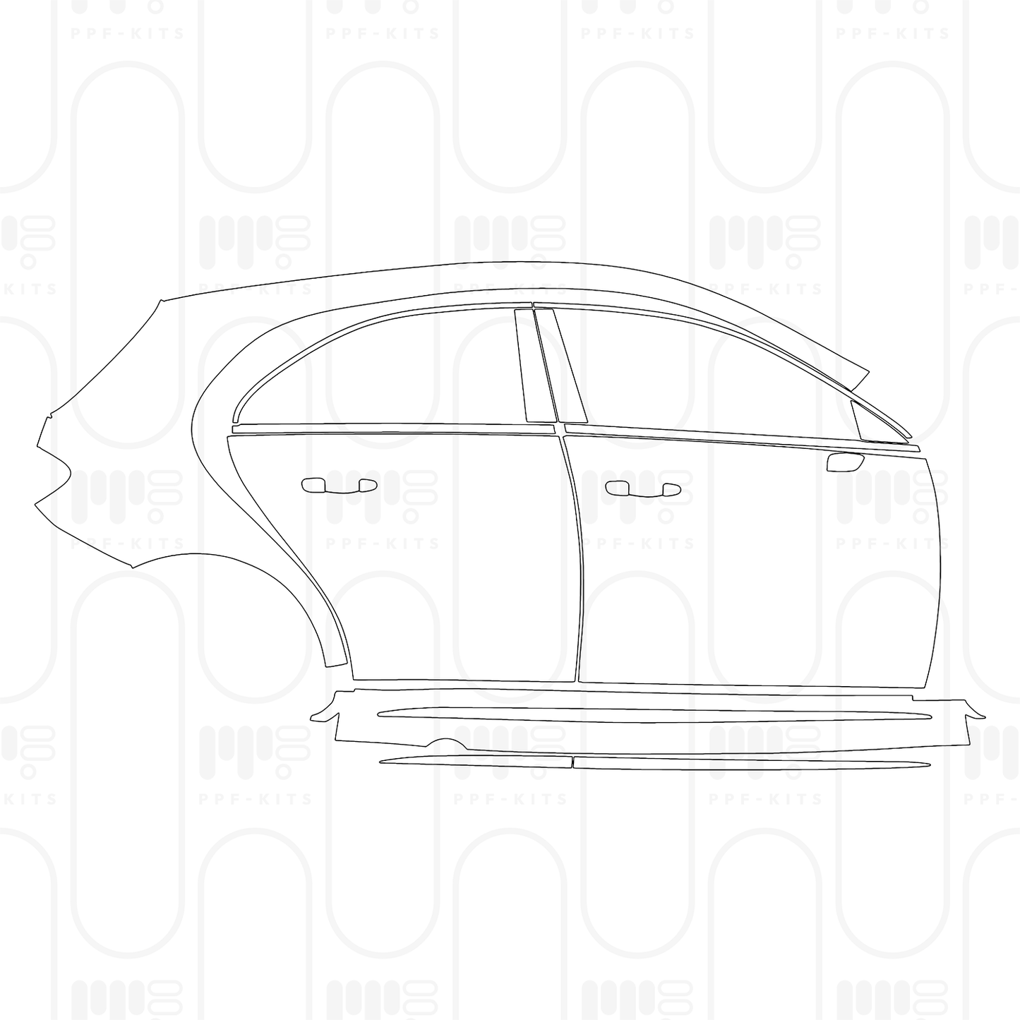 Voorgesneden PPF Mercedes-Benz A Class Hatchback AMG A 35 2026