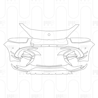 Voorgesneden PPF Mercedes-Benz A Class Hatchback AMG A 45 2026