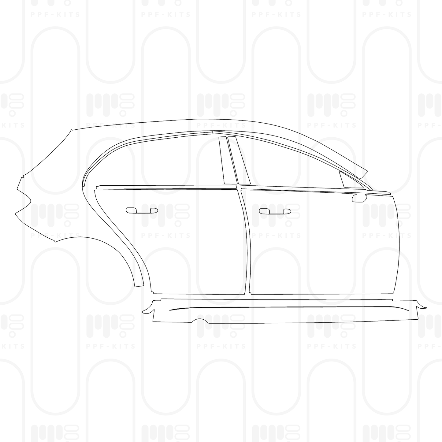 Voorgesneden PPF Mercedes-Benz A Class Hatchback AMG A 45 2026