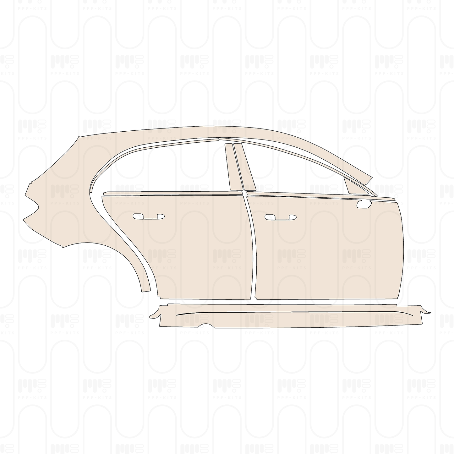Voorgesneden PPF Mercedes-Benz A Class Hatchback AMG A 45 2026