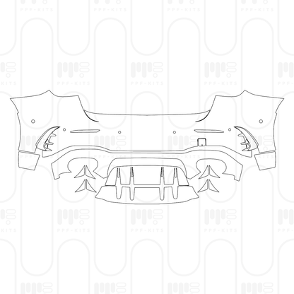 Voorgesneden PPF Mercedes-Benz A Class Hatchback AMG A 45 2026