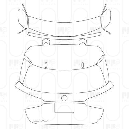 Voorgesneden PPF Mercedes-Benz A Class Hatchback AMG A 45 2026