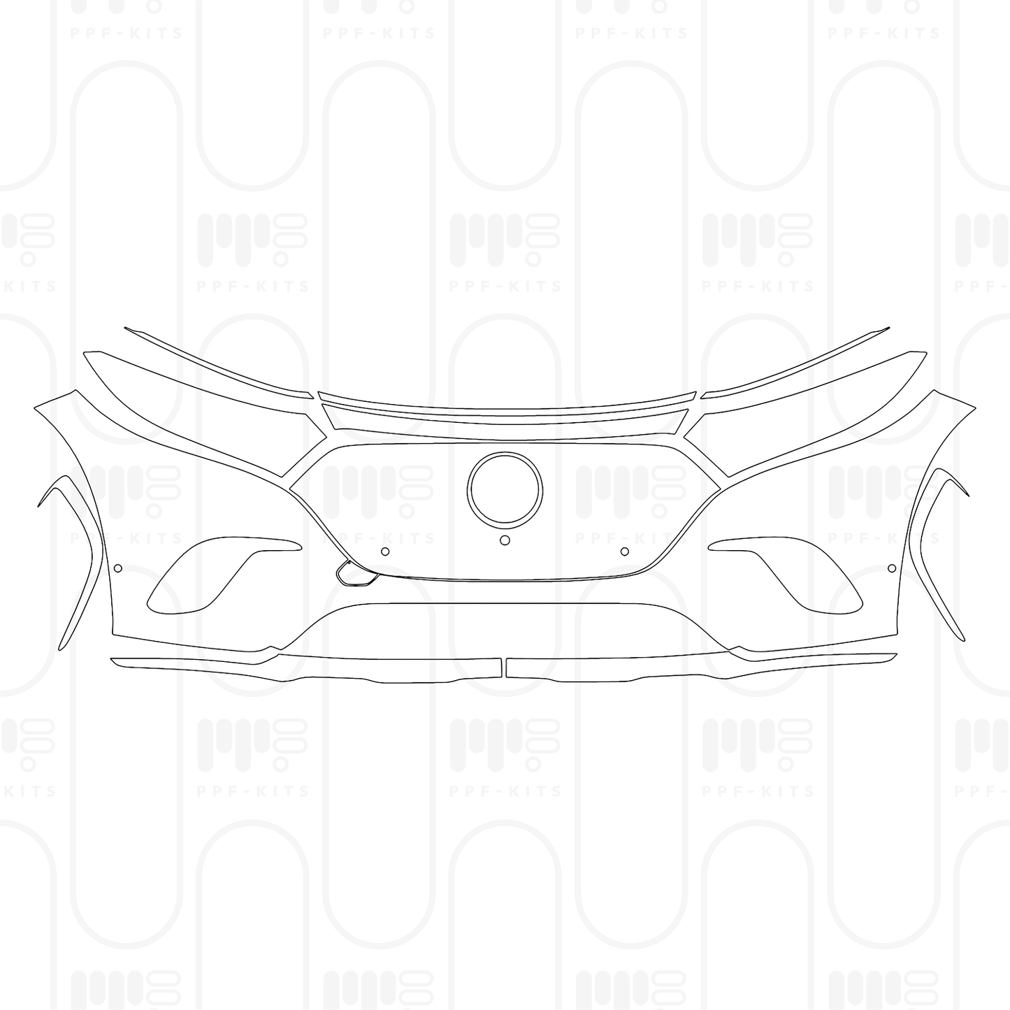 Voorgesneden PPF Mercedes-Benz EQS SUV 450 4MATIC 2026