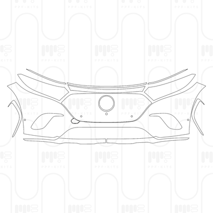 Voorgesneden PPF Mercedes-Benz EQS SUV 450 4MATIC 2026