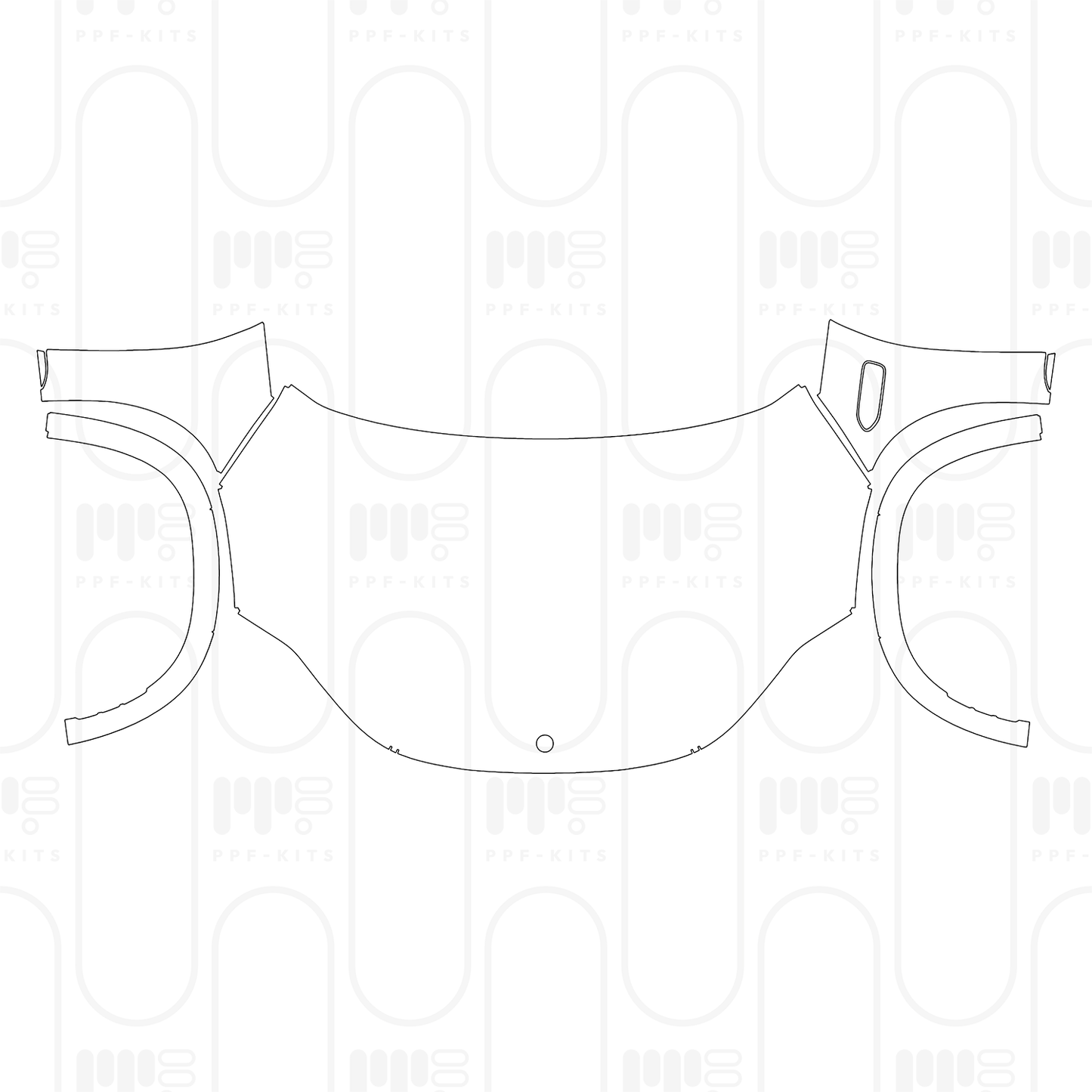 Voorgesneden PPF Mercedes-Benz EQS SUV 580 4MATIC 2026