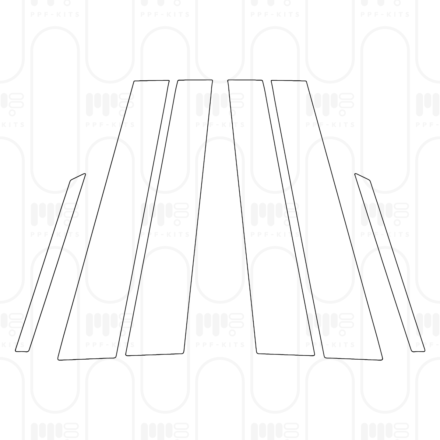 Voorgesneden PPF Mercedes-Benz EQS SUV 580 4MATIC 2026