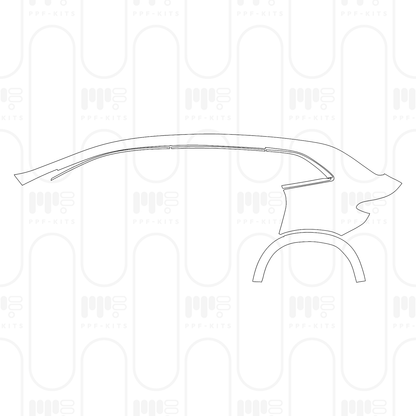 Voorgesneden PPF Mercedes-Benz EQS SUV 580 4MATIC 2026