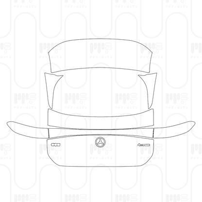 Voorgesneden PPF Mercedes-Benz EQS SUV 450 4MATIC 2026