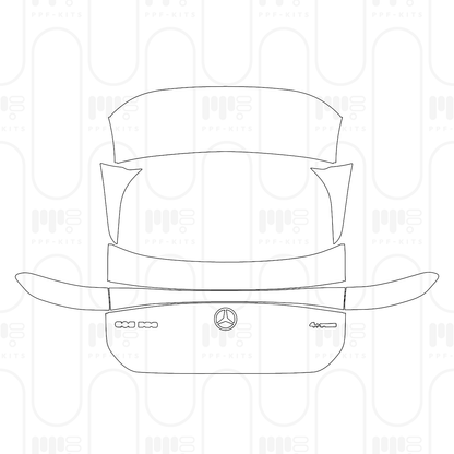 Voorgesneden PPF Mercedes-Benz EQS SUV 580 4MATIC 2026