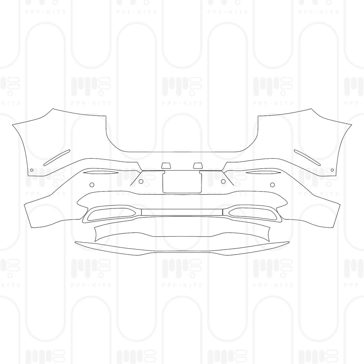 Voorgesneden PPF Mercedes-Benz EQS SUV 580 4MATIC 2026
