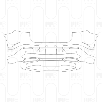 Voorgesneden PPF Mercedes-Benz EQS SUV 580 4MATIC 2026
