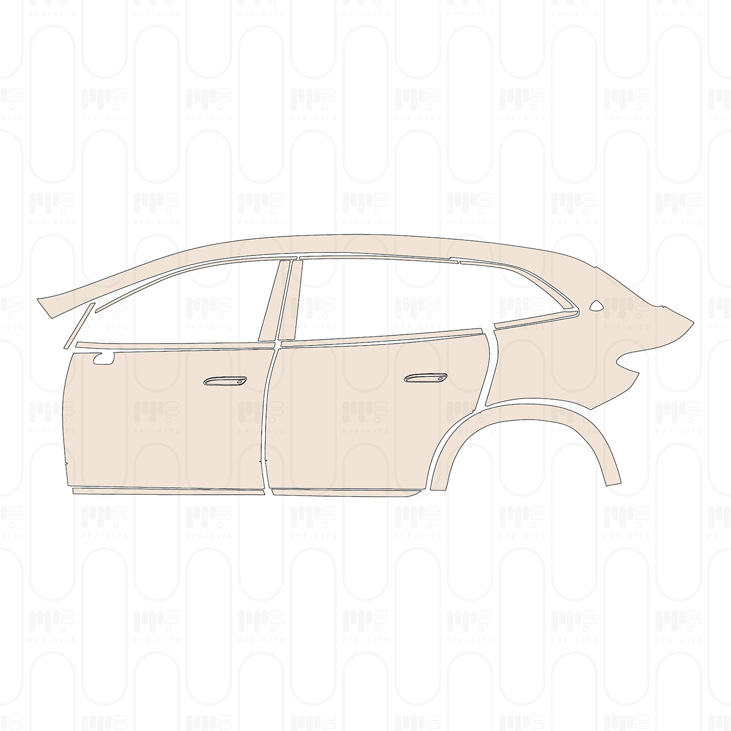 Voorgesneden PPF Mercedes-Benz MAYBACH EQS SUV 2026
