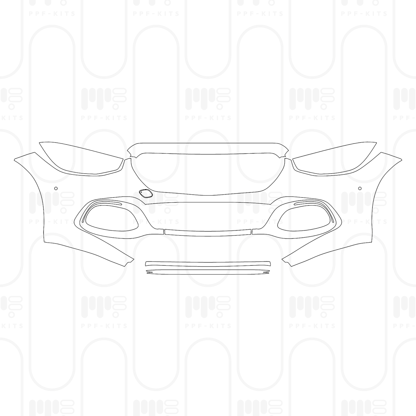 Voorgesneden PPF Mercedes-Benz Maybach S Class S580 2026