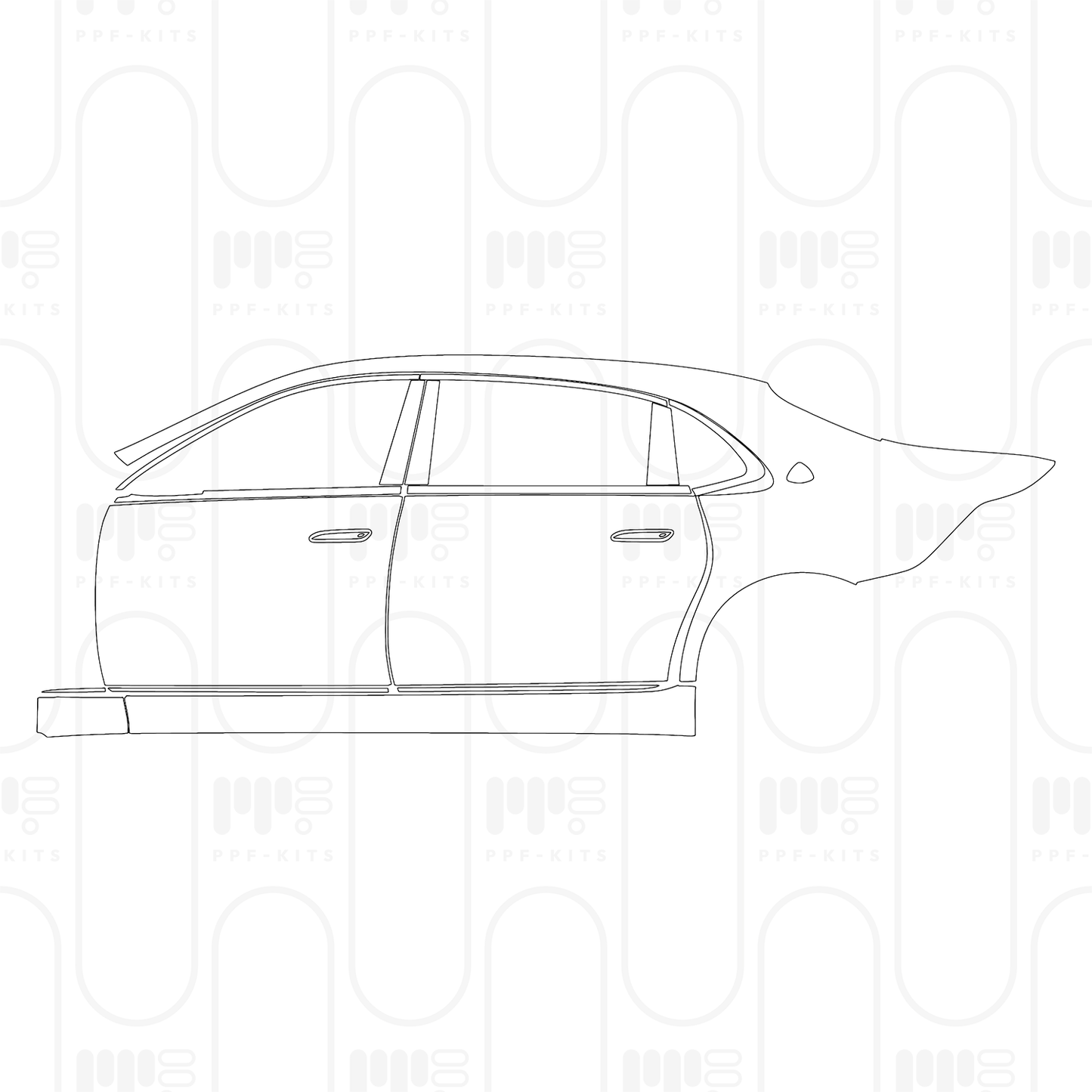 Voorgesneden PPF Mercedes-Benz Maybach S Class S580 2026